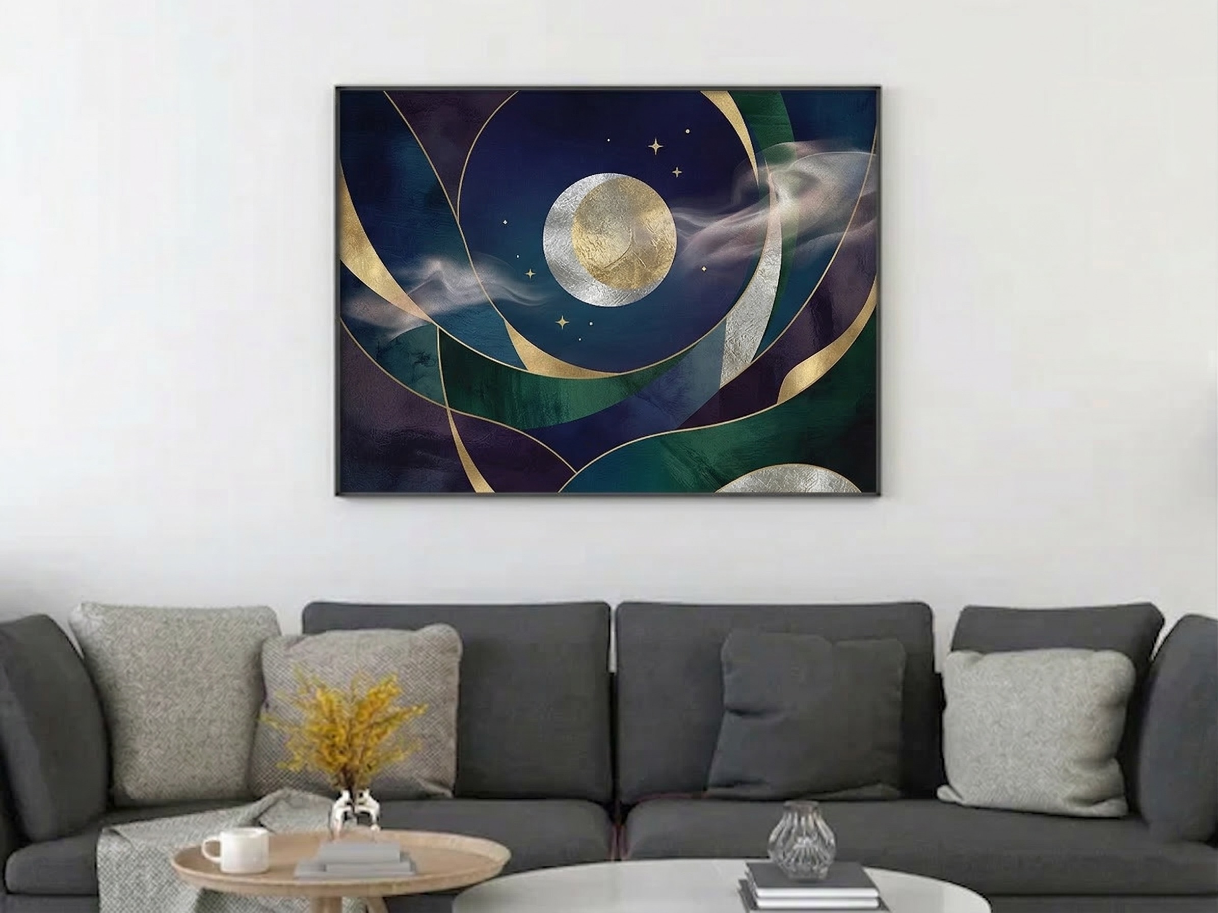 Cadre acoustique mural design