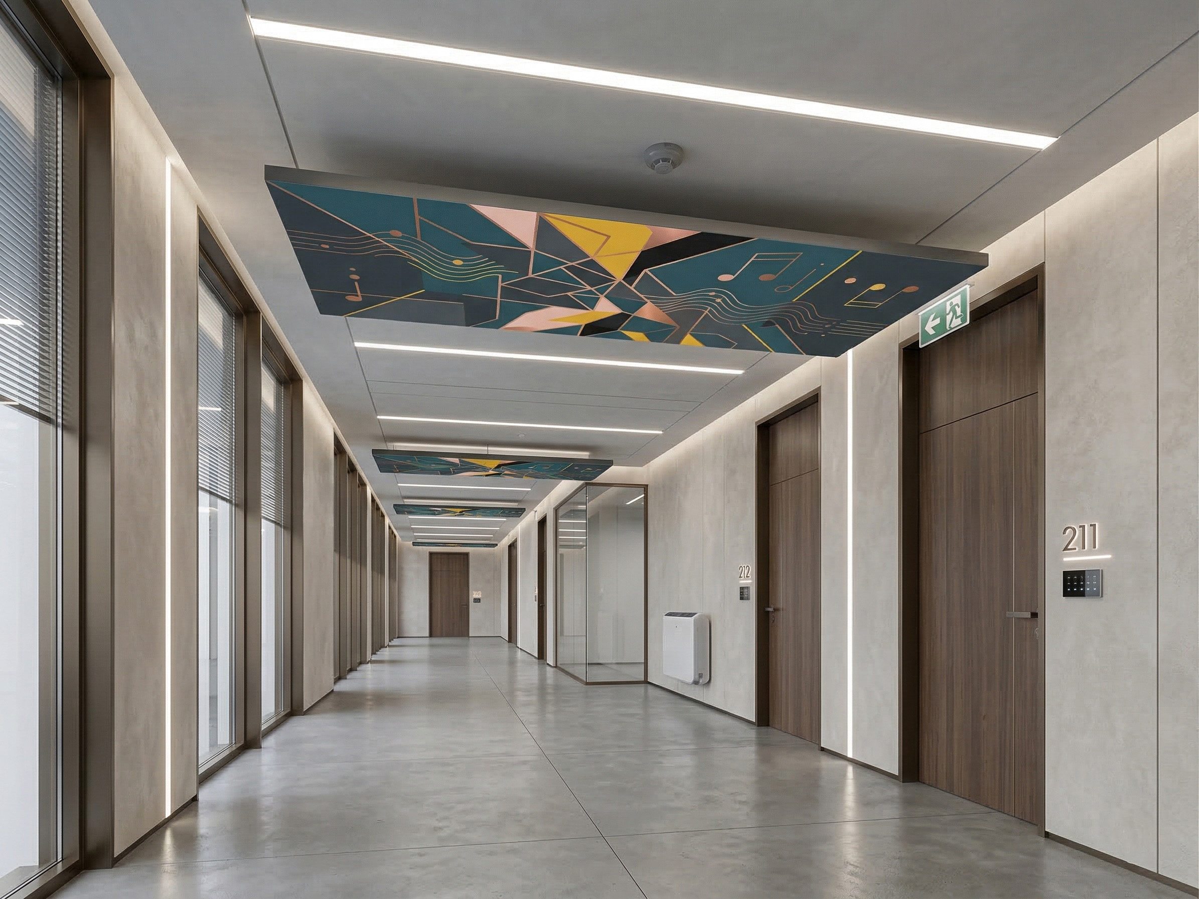 Cadre acoustique plafond